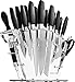 Home Hero 20 Pcs Kitchen Knife Set, Chef Knife Set & Steak Knives - Professional Design Collection - Razor-Sharp High Carbon Stainless Steel Knives with Ergonomic Handles (20 Pcs - Blue)