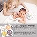 RubyRoo Baby Milestone Stickers - Month Stickers for Girl - 28 Pack - Includes 12 Monthly, 1st Year Milestones & First Holidays - Perfect Baby Shower & Newborn Gift (Floral)