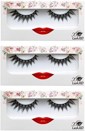 LashXO Lashes- Vivid False Eyelashes- Premium Quality False Eyelashes compare to brand Make Up Eyelashes