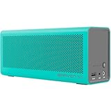 BRAVEN 805 Portable Wireless Bluetooth Speaker [18 Hour Playtime] Built-In 4400 MAh Power Bank Charger - Teal/Gray