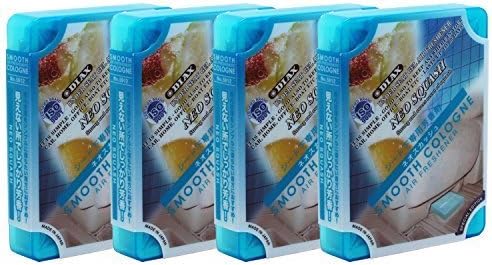 4 PACK Smooth Cologne Xtreme Fresh Neo Squash Scent Air Freshener JDM Genuine Diax Japan by DIAX SMOOTH COLOGNE