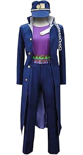 Amazon Com Cosnew Halloween Kujo Jotaro White Jacket Outfits - cosnew halloween kujo jotaro jacket outfits costume made