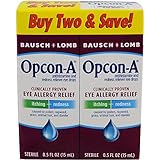 Bausch & Lomb Opcon-A Eye Allergy Relief 2 x 0.5 oz.