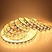 LEDENET CCT Tunable White LED Strip Lights High Density 600LEDs SMD 5050 DC 24V Warm Daylight White Adjustable 2800K-6500K Flexible Light Strips 16.4ft Non-Waterproof for Bedroom Cabinet