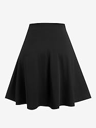 ROSE GAL Women's Plus Size Mini A-Line Gothic Skirt