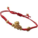 Lucky Horse Red String Bracelet Chinese Zodiac Horse Sign New Year Rope Braided Bracelet