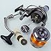 Sougayilang Baitfeeder Spinning Fishing Reel - Front and Rear Double Drag Brake System Reels - Great for Saltwater Freshwater Sea Bass Fishing