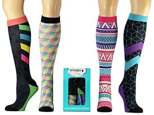 Compression socks for women in fun colors Compression socks for women in fun colors