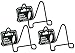 Darice 5202-65 Twisted Wire Easel Stand, 3-Inch, Black (3 packs)