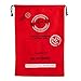 Extra Large Drawstring Santa Sack | Personalized Jumbo Santa Bags for Storing, Holiday Presents, Stocking Stuffers or Decorations