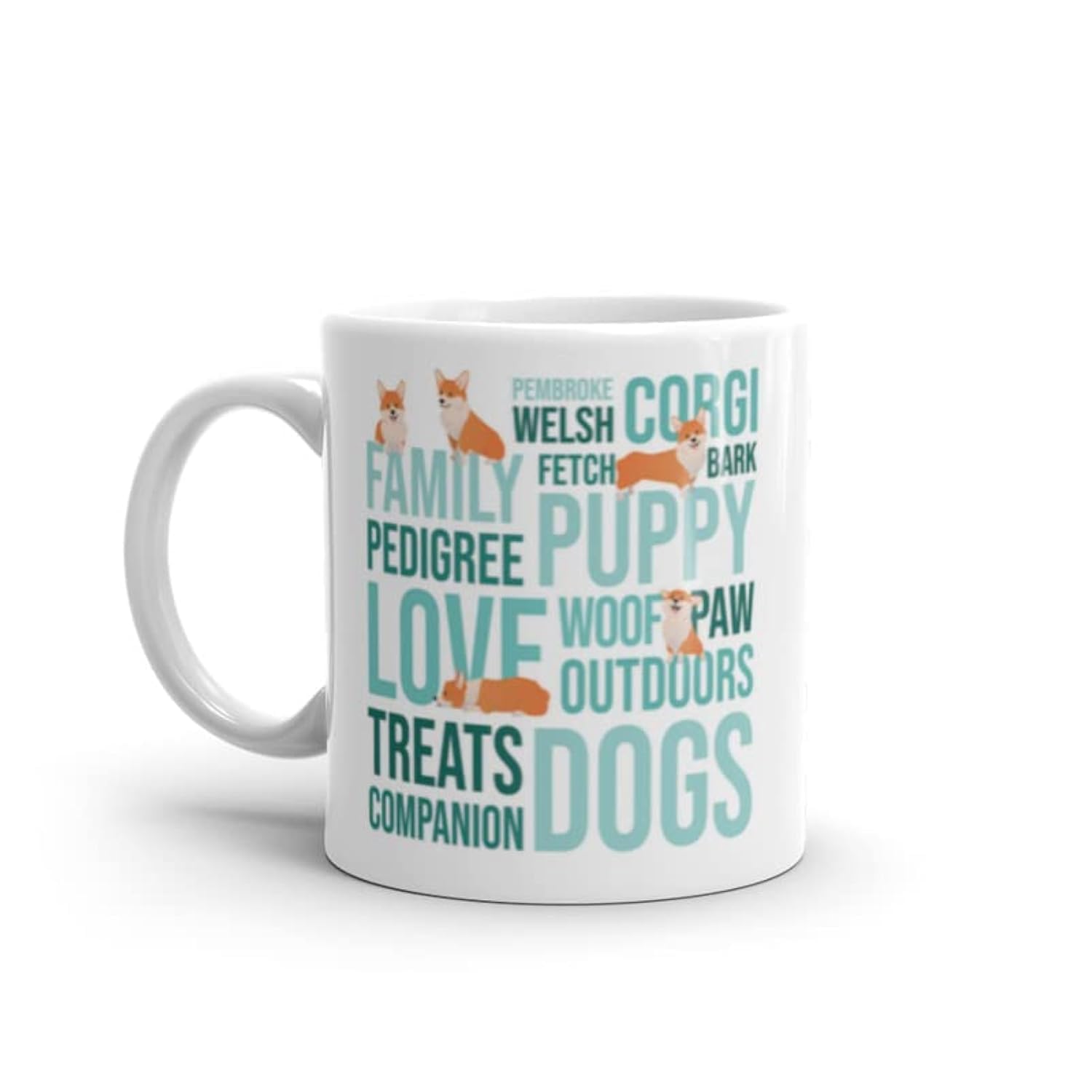 DV DESIGN 1 x Pembroke Welsh Corgi Mug - Dog Pet Animal Puppy Kids Men Women Words Breed Drinks Thoughts Coffee Tea Ceramic Gift #78723
