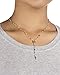 Two Year Warranty Gold Overlay Rosary Cross Pendant & Open Arms Charm with Multicolored Stones 18 Inch Necklace (T-71)