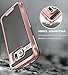 E LV Case for Galaxy S7 Case Hybrid [Scratch/Dust Proof] Armor Defender Slim Shock-Absorption Bumper Case for Samsung Galaxy S7 - [Black/Rose Gold]