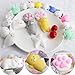 Outee 30 Pcs Mochi Squishies Toys Animal Stress Squishies Mochi Squeeze Mochi Cat Stress Squishies Cat Toy Stress Animals Mochi Squeeze Toy Kawaii