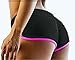 FIRM ABS Women's Pro Cool 3-Inch Compression Shorts Black/Pink Small