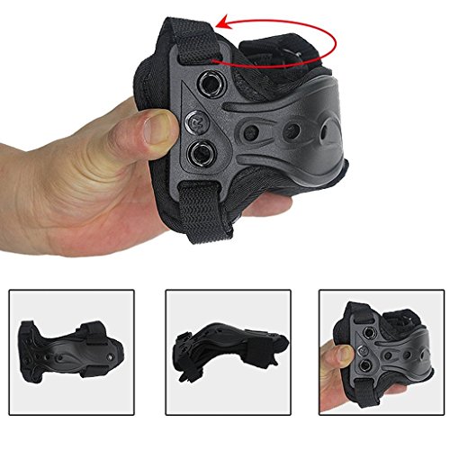 sea-junop Ski Snowboard Roller Skating Protector Gear Wrist Support Brace Guard ï¼ˆBlack XLï¼‰