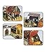 UMBUM Innovative 3D Puzzle - Medieval Town Series - Town Square.Market by Clever Paper (375) 56 pcs