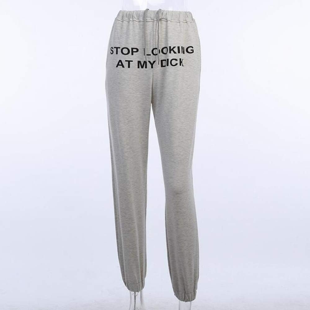 Donna Oneforus Stop Looking AT My Dick Pantaloni da Jogging Pantaloncini Stop  Looking AT My Tits T-Shirt Felpe con Cappuccio Pantaloni hocvienit.vn