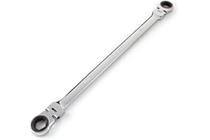 TEKTON 17 x 19 mm Long Flex Ratcheting Box End Wrench | WRN77113