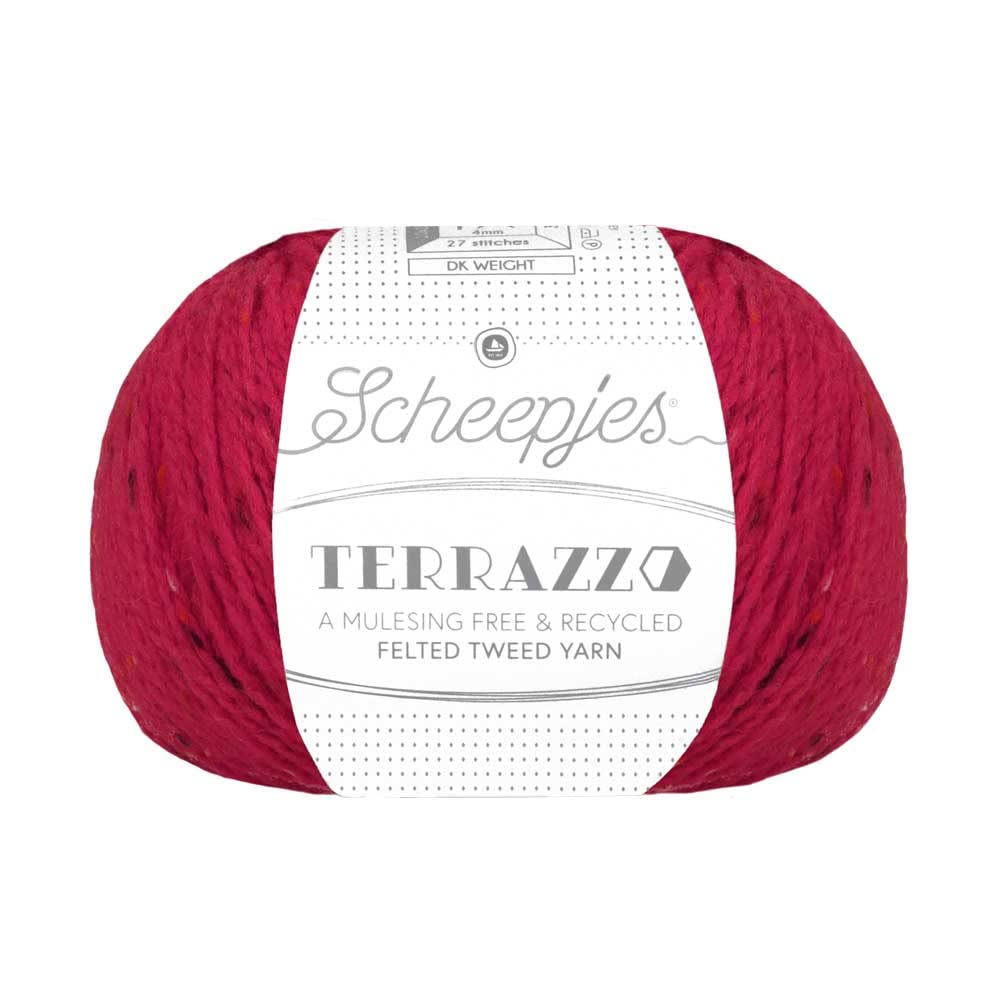 Scheepjes - Scheepjes Terrazzo 719 Cremisi Yarn - 1x50g