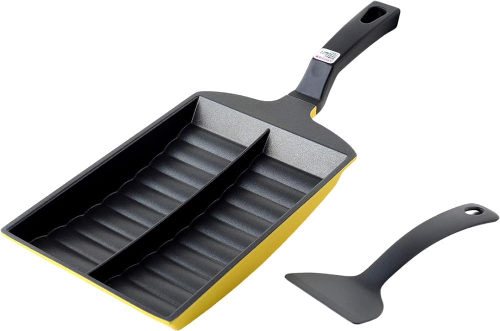 アーネスト(Arnest) フライパンセット (早業ツインシェフ +専用フライ返し) ガス火専用 たまごやき 時短調理 大手飲食店愛用ブランド イエロー A-65698 【Amazon.co.jp限定】商品画像