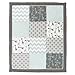 Uptown Giraffe 5 Piece Baby Bedding Set with Bumper and Diaper Stacker by The Peanut Shell