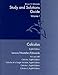 Calculus: Student Study And Solutions Guide: 1