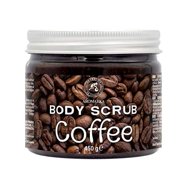 Coffee Body Scrub 450g - Best Anti Cellulite & Moisturize & Gentle Peeling - Best Skin Exfoliation for Face Hand Lip…