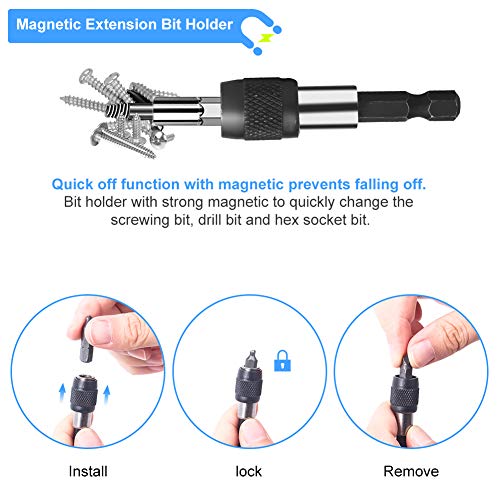 22PCS Damaged Stripped Screw Extractor Set, Cohotek Stuck Screw