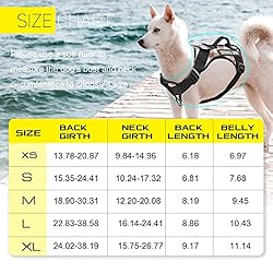 Demigreat Service Dog Harness, Reflective Dog Vest