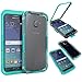 VEGO Galaxy S6 Edge Plus Waterproof Case, Full Body Sealed Waterproof Dirtproof Snowproof Durable Case Cover with Touch Responsive Front Screen Protector for Samsung Galaxy S6 Edge+ (Teal)