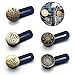 Button Waist Extender, 5 Pack No Sew Elastic Metal Button Pant Waistband Expander for Men or Women for Jeans, Collars, Cuffs, Khakis and Dress Slacks, Add 1 Inch to Waistline Instantly