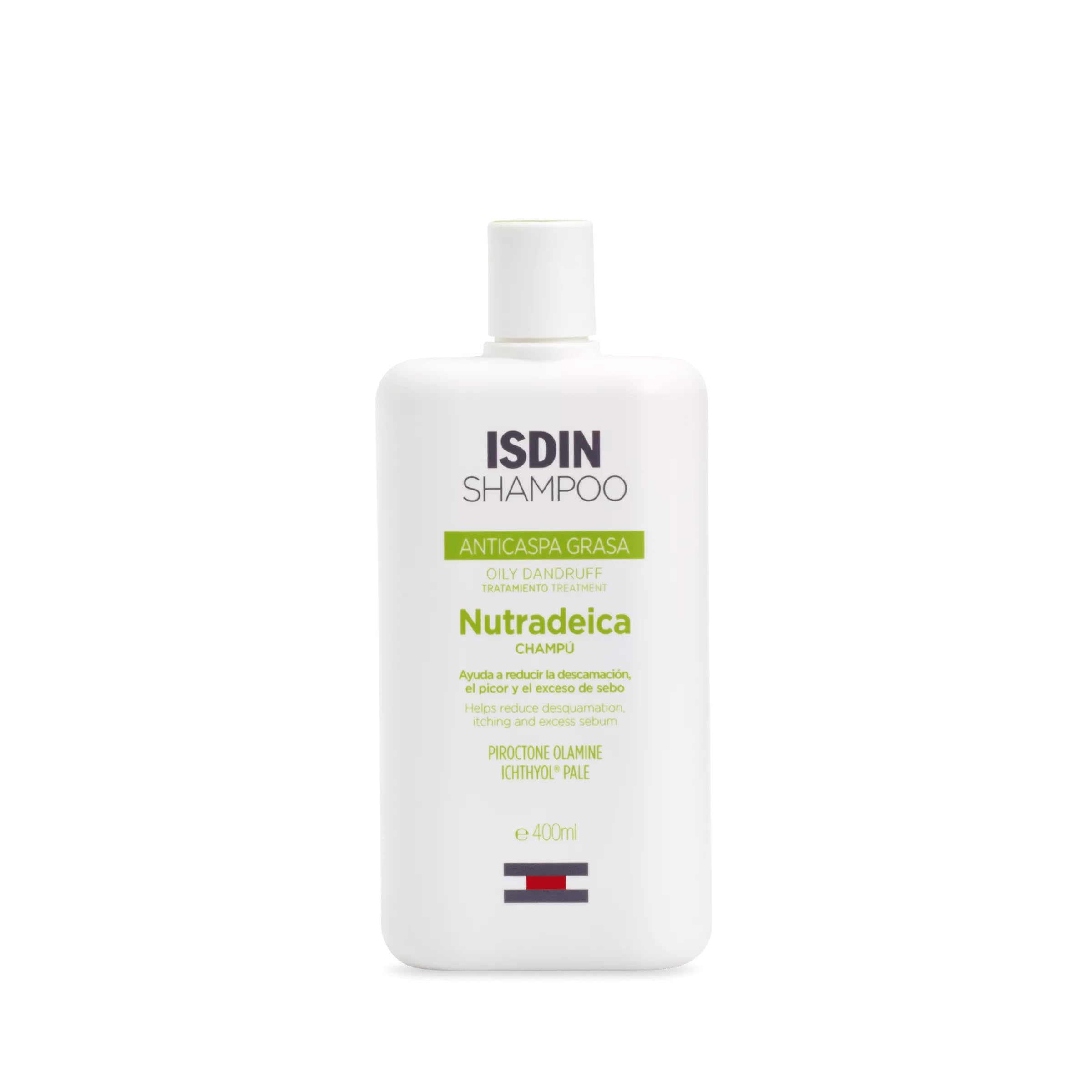 ISDIN Nutradeica Anti-Dandruff Shampoo, Reduces Flaking, Itching and Excess Sebum
