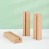 Greyoe Wooden Place Card Holders Set of 10 Table Number Cards Organizer view 3