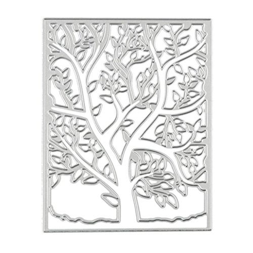 Kingfansion Metal Cutting Dies Stencil DIY Scrapbooking Embossing Album Paper Card Craft (D) - Thumbnail 2