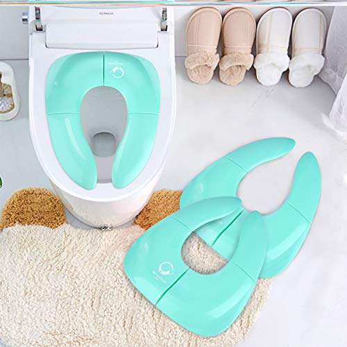 image for Eccomum Newest Travel Portable Folding Potty Training Toilet Seat Cove