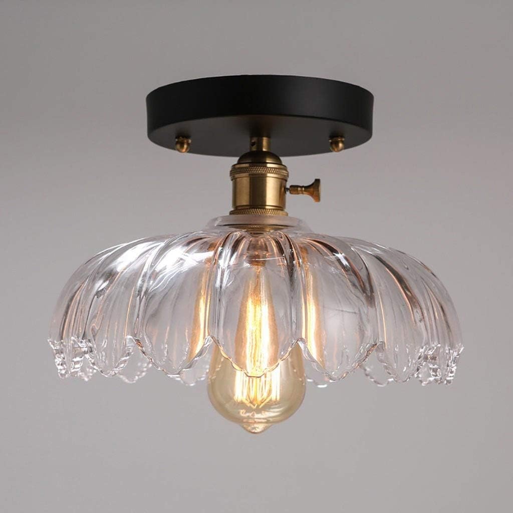 HDZWW Retro Colgante Luz Sombra Vintage Industrial Techo Iluminación
