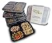 The Key 4 Health - 3 Compartment Food Containers - Reusable Containers with Lids - Stackable & Made with BPA-free Plastic - Perfect for Meal Prep/Diet - 10 Bento Box/Lunch Containers (10 Pack)