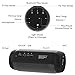 EARAMBLE Bluetooth Speakers 10W Hi-Fi Ultra Portable LED Stereo Speaker 6 Light Modes, Built-in Microphone Hand-free Phone Call, Water Resistant for Phone Tablets PC and More