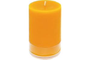 Pure Canadian Beeswax Pillar Candle - MaxiPillar - Handmade in Canada - Canadian Hive - Cotton Wicks - Meditation and Home De