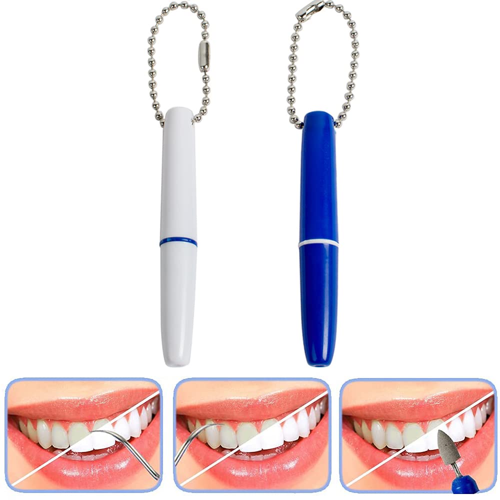 Photo 1 of bonmall Portable Plaque and Tartar Remover Double Travel Tooth Stain Remover-Tooth Eraser Dental Teeth Kit Interdental Pick for Home Use & Outdoor
