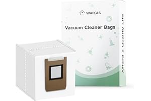 WAIKAS 20 Pack E25 Dust Bags for Eufy E28 Omni, E25 Omni, and E20 Robot Vacuum Cleaners- Large Capacity Replacement Accessori