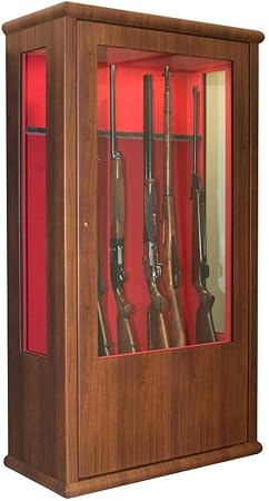 Infac Armoire Forte Vitrine Couleur Bois Lv90 14 Armes Amazon Fr Sports Et Loisirs