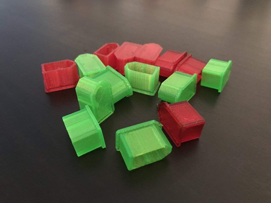 Brain3D XT30 Single Charge Indicator Cover - Half Green Half Red