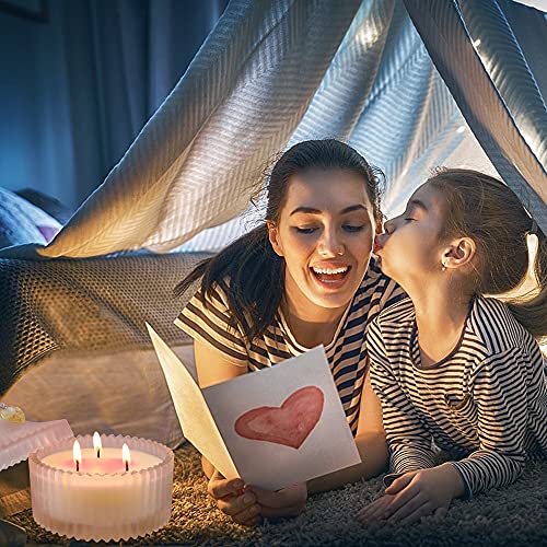 AWEIE Scented Candles for Home Scented, 3 Wick Romantic Candles Aromatherapy Candle Gift for Women, 100% Soy Wax Candles for Home Scented,55 Hours Long Burning 7.1Oz