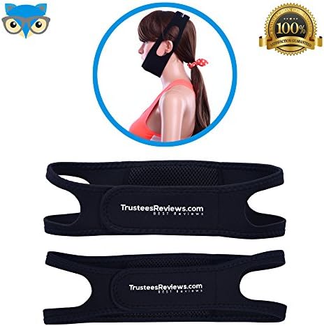 Anti Snoring Chin Strap - Stop Snoring Solutions, Ultra Comfortable and Adjustable, Simple, and Fast Relief Devices for Men and Women. Premium Snore Guard Perfect for a Good Night Rest.