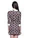 OMEYA.WANSHIDA. Women 3/4 Sleeve Doll Collar Floral Business Pencil Mini Dress