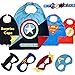 Dropplex Super Hero Capes for Kids Toys –Dress Up Clothes for Boys – Superhero Party Supplies Birthday – 4 Kids Costumes with Glow in The Dark Captain America Logo