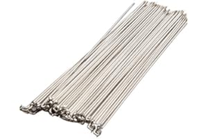 BaveL 36 Pcs 14G J Bend Bicycle Stainless Steel Spokes (91 mm-210 mm),Cycle Spokes with Brass Nipples,Mountain Bike Stainless Spokes,for MTB,Ebike,City Bikes-Replacement/Repair Spokes