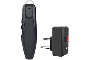 Walkie Talkie Bluetooth Headset, Bluetooth Earpiece with Noise Cancelling Mic, Compatible with Radtel BaoFeng Kenwood Btech Radios uv-k5 uv-5r BF-F8HB & More. (Updated Version)